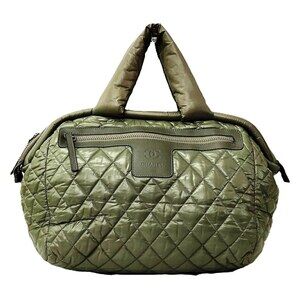 Chanel CHANEL Boston bag Coco Cocoon Nylon Leather